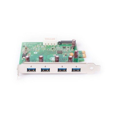 沈阳USB 3.0 Interface Card PCIe,Fresco FL1100,1HC,x1,4 Ports