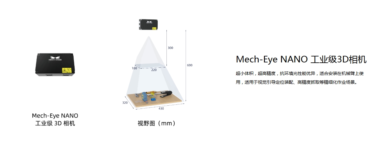Mech-Eye NANO 工业级3D相机